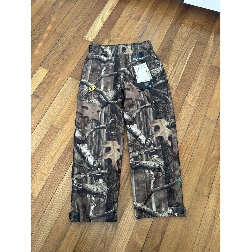 Mossy Oak Youth Camo Scent Blocker Drencher Pants Size M - Picture 2 of 7